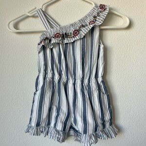 Janie + Jack Embroidered Romper Size 18-24 Months